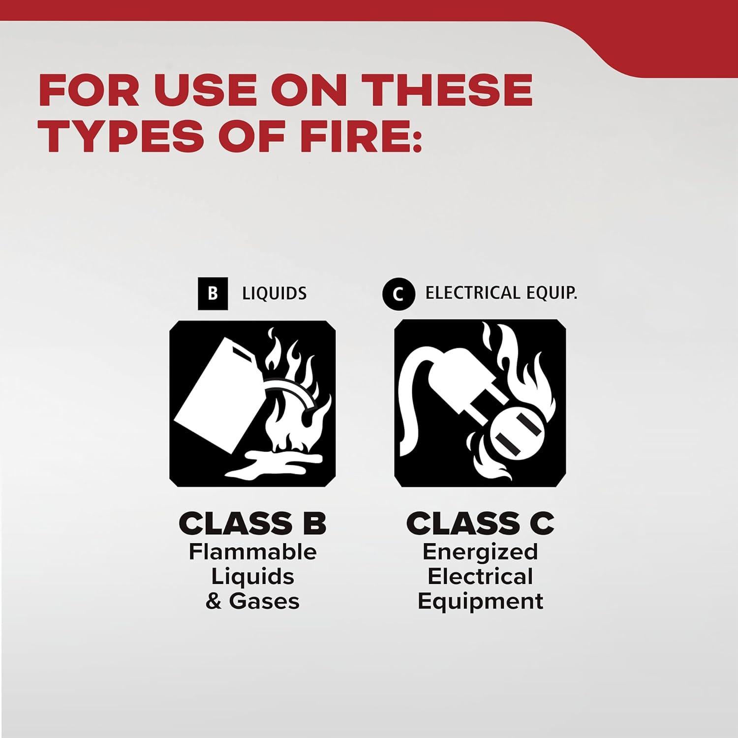 imageKidde Fire Extinguisher for Vehicles Cars Trucks SingleUse 5BCM5G