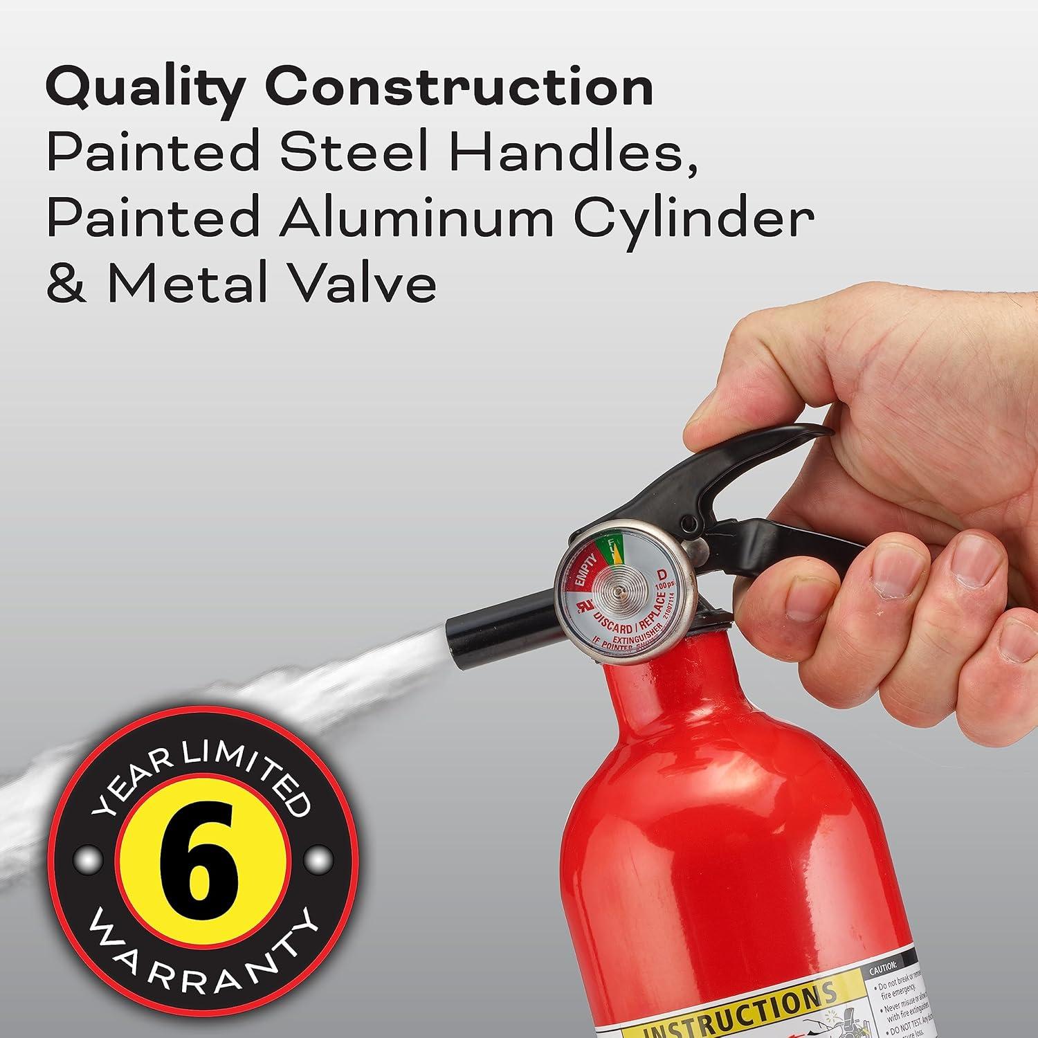 imageKidde Kitchen Fire Extinguishers for Home ampamp Office Use 2 Pack One 1A10BC and One Specialty Kitchen Extinguisher Wall Mount ampamp Strap Brackets IncludedVariety Pack
