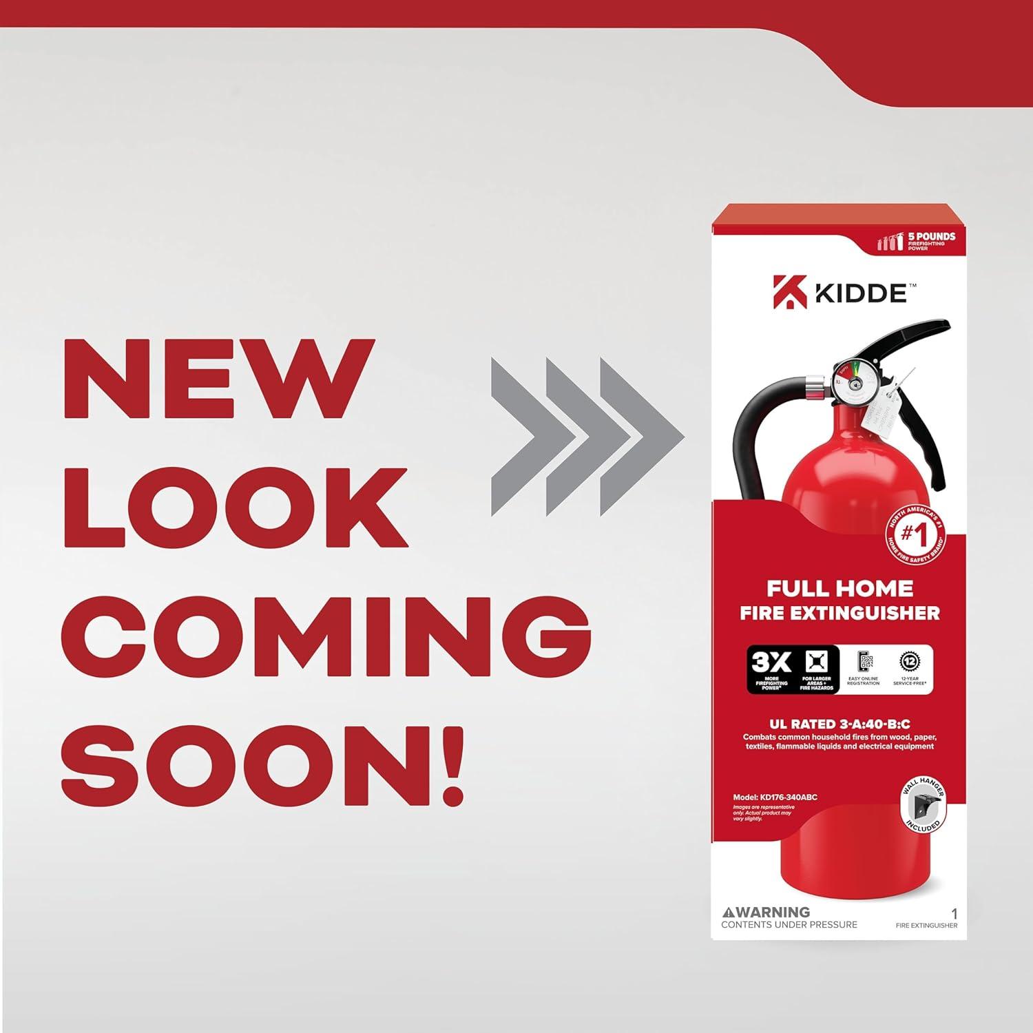 imageKidde Multipurpose Fire Extinguisher for Home Office Dorm Residential 3A40BC