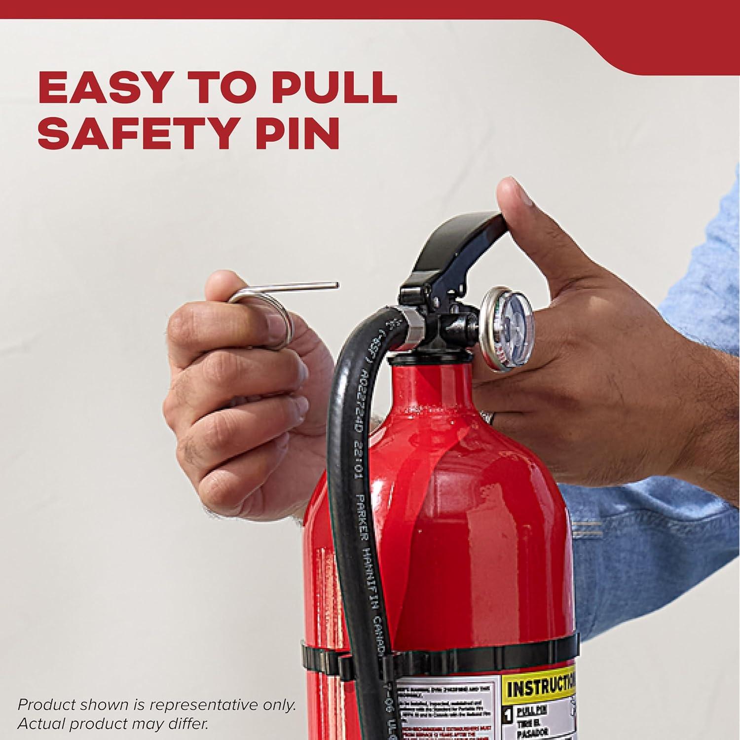 imageKidde Multipurpose Fire Extinguisher for Home Office Dorm Residential 3A40BC