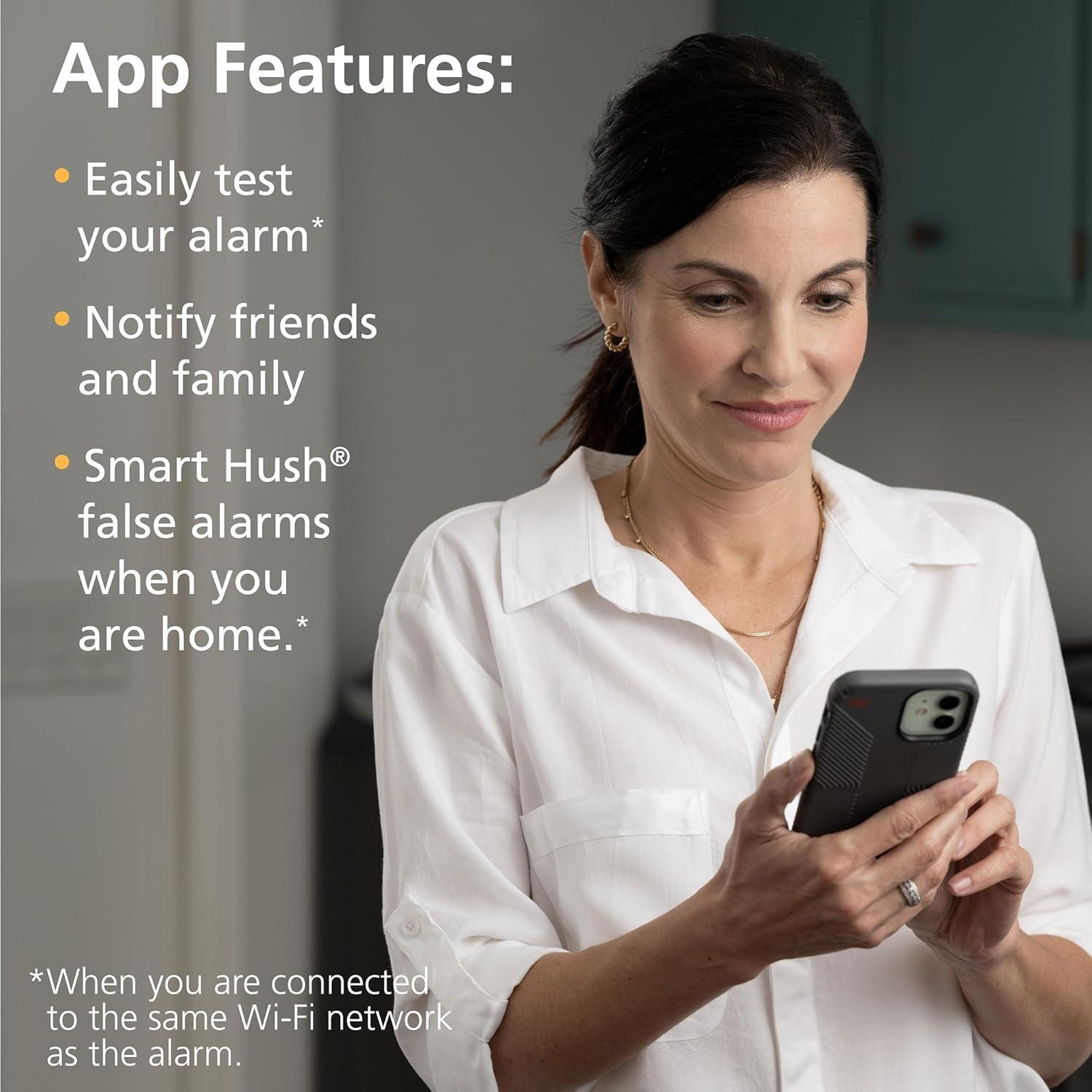 imageKidde Smart Smoke ampamp Carbon Monoxide Detector ampamp Indoor Air Quality Monitor WiFi Alexa Compatible Device Hardwired wBattery Backup Voice ampamp App Alerts