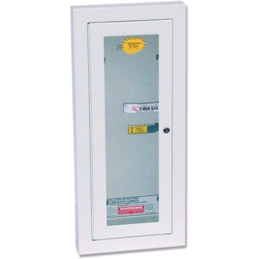 imageKidde SemiRecessed 5Pound Fire Extinguisher Cabinet with Lock  Model 4680465 Pound