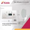 imageKidde Carbon Monoxide Detector with 10Year Battery Digital Display 3 LEDs Replacement Indicator Peak Level Memory 2 Pack2 packs