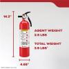 imageKidde FA110G Multi Purpose Fire Extinguisher for Home Office Dorm Residential 1A10BC2 Pack