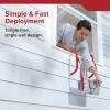 imageKidde Fire Escape Ladder 3Story Rope Ladder Extends to 25Feet AntiSlip Rungs13Foot