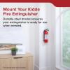 imageKidde Fire Extinguisher Mount Metal Strap Bracket Heavy Duty Compatible 5Pound Fire Extinguishers Black1