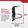 imageKidde Fire Extinguisher Mount Metal Strap Bracket Heavy Duty Compatible 5Pound Fire Extinguishers Black1