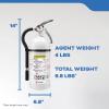 imageKidde Fire Extinguisher for Boats SingleUse 2A10BCMAR210