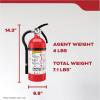 imageKidde Fire Extinguisher for Home For Residential and Living Area Use 2A10BC