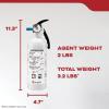 imageKidde Fire Extinguisher for Vehicles Cars Trucks SingleUse 5BCM5G