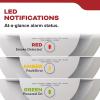 imageKidde Hardwired Smoke Detector 10Year Battery Backup Voice Alerts Interconnectable LED Warning Light Indicators 20SA10V1 Pack