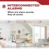 imageKidde Hardwired Smoke Detector 10Year Battery Backup Voice Alerts Interconnectable LED Warning Light Indicators 20SA10V1 Pack