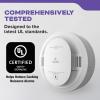 imageKidde Smoke ampamp Carbon Monoxide Detector 10Year Battery Powered LED Warning Light Indicators 4 Pack2 Pack