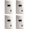 imageKidde Carbon Monoxide Detector Plug In Wall with 9Volt Battery Backup Digital LED Display  2 Pack4 Pack