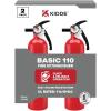 imageKidde FA110G Multi Purpose Fire Extinguisher for Home Office Dorm Residential 1A10BC2 Pack