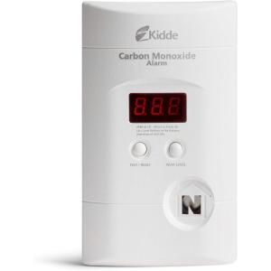 imageKidde Carbon Monoxide Detector Plug In Wall with 9Volt Battery Backup Digital LED Display  2 Pack1 Pack