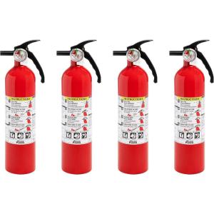 imageKidde FA110G Multi Purpose Fire Extinguisher for Home Office Dorm Residential 1A10BC4 pack