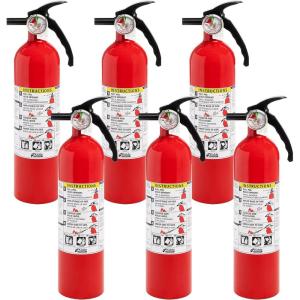 imageKidde FA110G Multi Purpose Fire Extinguisher for Home Office Dorm Residential 1A10BC6 Pack