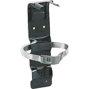 imageKidde Fire Extinguisher Mount Metal Strap Bracket Heavy Duty Compatible 5Pound Fire Extinguishers Black1