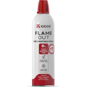 imageKidde Flame Out Fire Spray Extinguishing Aerosol for Home Use Kitchens Dorms Apartments Compact Portable ampamp Easy to Use NonToxic 176 oz 1 Pack1 Pack