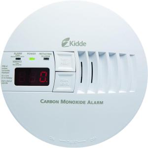 imageKidde Hardwired Carbon Monoxide Detector with 9Volt Battery Backup Digital LED Display 575 diameter x 18 depth575 diameter x 18 depth Pack of 6