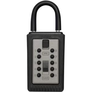 imageKidde AccessPoint 001166 KeySafe 3Key Portable Push Button Key Safe Box Titanium Gray