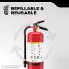 imageKidde CommercialGrade Fire Extinguisher for Office Parking Garages Rechargeable 3A40BC10 LBS
