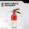 imageKidde CommercialGrade Fire Extinguisher for Office Parking Garages Rechargeable 3A40BC25 LBS
