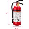 imageKidde CommercialGrade Fire Extinguisher for Office Parking Garages Rechargeable 3A40BC4 LBS 2024 Edition