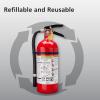 imageKidde CommercialGrade Fire Extinguisher for Office Parking Garages Rechargeable 3A40BC4 LBS 2024 Edition