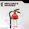 imageKidde CommercialGrade Fire Extinguisher for Office Parking Garages Rechargeable 3A40BC4 LBS