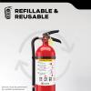 imageKidde CommercialGrade Fire Extinguisher for Office Parking Garages Rechargeable 3A40BC55 LBS