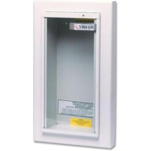 imageKidde Fire Extinguisher Wall Cabinet WhiteRed9 x 24 x 6 inches