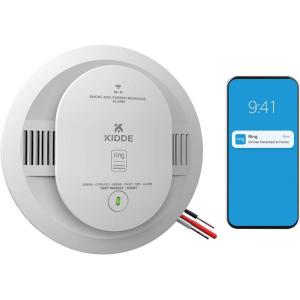 imageKidde Smart Smoke and Carbon Monoxide Detector Ring App Enabled for RealTime Notifications WireFree Interconnectivity AA Battery PoweredHardwired