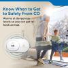 imageKidde Carbon Monoxide Detector 10Year Battery Powered LED Status Indicators 85 dB Alarm 5th Edition COB101 Pack