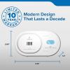 imageKidde Carbon Monoxide Detector AA Battery Powered Detects LowLevel CO Digital Backlit Display Portable for Travel or Home LED Status Indicators 85 dB Alarm 5th Edition COBDL1 Pack