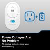 imageKidde Smart Carbon Monoxide Detector Plugin with AA Battery Backup RealTime Notifications 24 GHz WiFi Enabled Rotating Plug 85 dB Alarm 5th Edition COPDW