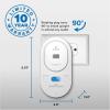 imageKidde Smart Carbon Monoxide Detector Plugin with AA Battery Backup RealTime Notifications 24 GHz WiFi Enabled Rotating Plug 85 dB Alarm 5th Edition COPDW