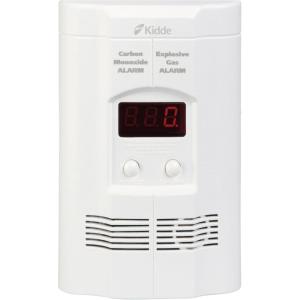 imageKidde Carbon Monoxide  Explosive Gas Natural Gas amp Propane Alarm Plugin with AA Battery Backup Digital Backlit Display 85 dB Alarm Rotating Plug LED Status Indicators 5th Edition COPDLG1 Pack
