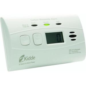 imageKidde Carbon Monoxide Detector 10Year Battery Powered Digital Backlit Display LED Status Indicators 85 dB Alarm 5th Edition COBD101 Pack
