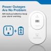 imageKidde Carbon Monoxide Detector Plugin Carbon Monoxide Detector with AA Battery Backup 85 dB Alarm Rotating Plug LED Status Light Indicators 5th Edition COP1 Pack