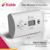 imageKidde Carbon Monoxide Detector AA Battery Powered Digital Backlit Display Portable for Travel or Home LED Status Indicators 85 dB Alarm 5th Edition COBD1 Pack