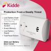 imageKidde Carbon Monoxide Detector AA Battery Powered Portable for Travel or Home 85 dB Alarm LED Status Light Indicators 5th Edition COB1 Pack
