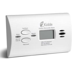imageKidde Carbon Monoxide Detector AA Battery Powered Digital Backlit Display Portable for Travel or Home LED Status Indicators 85 dB Alarm 5th Edition COBD1 Pack