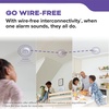 image:imageKidde Smoke Detector AA BatteryPowered WireFree Interconnect Voice Alerts LED Status Light 85 dB Alarm 5inches 20SDRVRFAA BatteryPowered